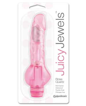 Juicy Jewels Rose Quartz Vibrator – Pink by Juicy Jewels product image
