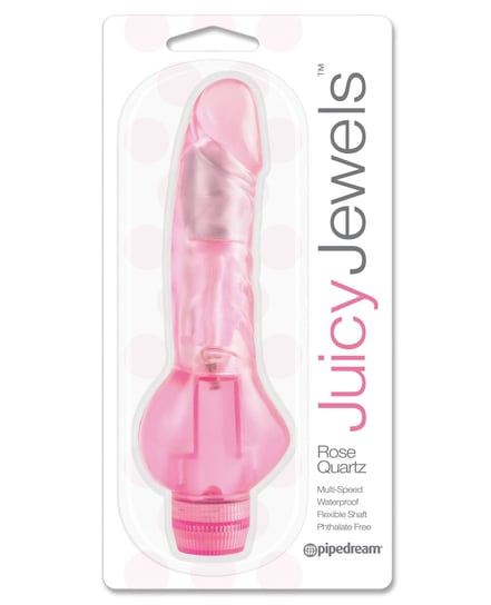 Juicy Jewels Rose Quartz Vibrator – Pink by Juicy Jewels product image