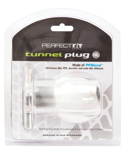 Perfect Fit Tunnel Plug XLarge – Clear by Perfect Fit product image