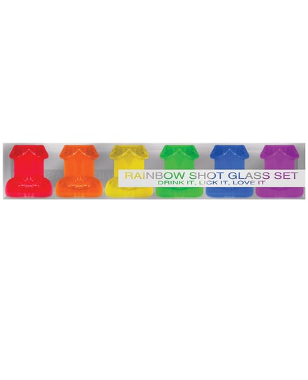 Rainbow Shot Glass Set by Kheper product image