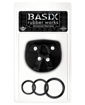 Basix Rubber Works Universal Harness – Black by Basix Rubber Works product image