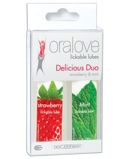 Oralove Delicious Duo Flavored Lube – Strawberry & Mint by Oralove product image