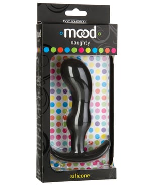 Mood Naughty 2 Butt Plug Large – Black by Mood product image