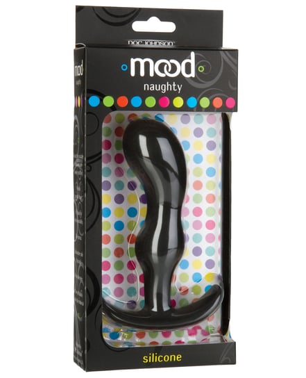 Mood Naughty 2 Butt Plug Large – Black by Mood product image