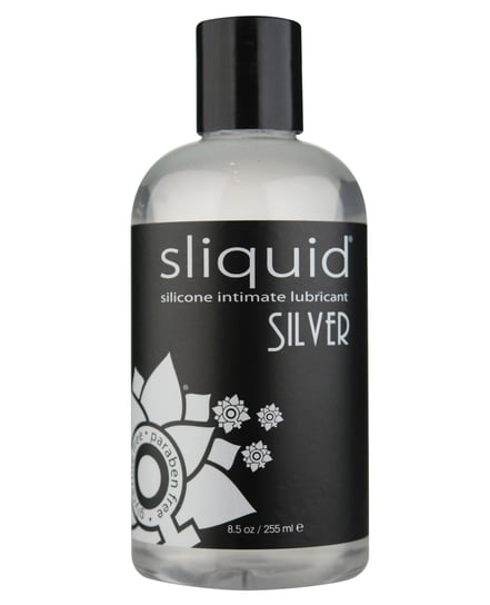 Sliquid Silver Silicone Lube Glycerine & Paraben Free – 8.5 oz by Sliquid product image