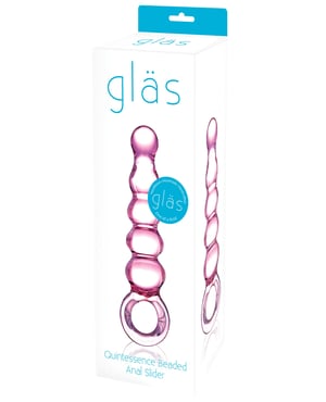 Glas Quintessence Beaded Glass Anal Slider by Glas product image