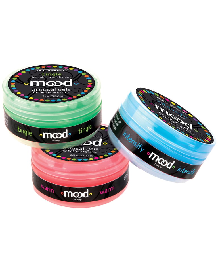 Mood Lube Kissable Foreplay Gels – 2 oz Asst. Flavors Pack of 3 by Mood product image
