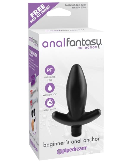 Anal Fantasy Collection Beginners Anal Anchor – Black by Anal Fantasy Collection product image