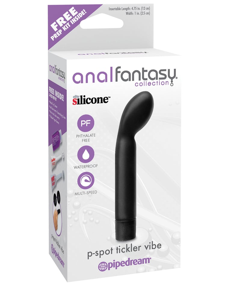Anal Fantasy Collection P-Spot Tickler Vibe – Black by Anal Fantasy Collection product image