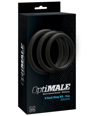 OptiMale C Ring Kit Thin – Black by OptiMale product image