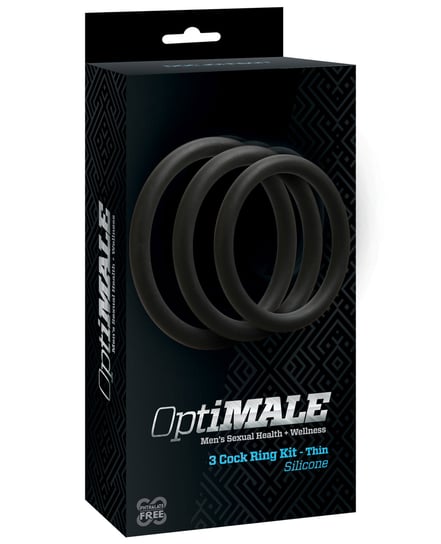 OptiMale C Ring Kit Thin – Black by OptiMale product image