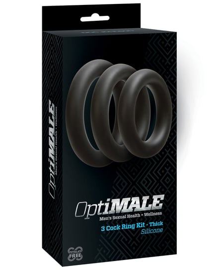 OptiMale C Ring Kit Thick – Black by OptiMale product image