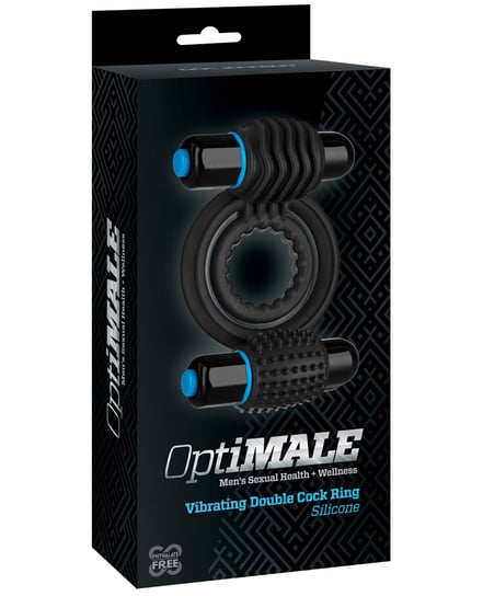 OptiMale Vibrating Double C Ring – Black by OptiMale product image