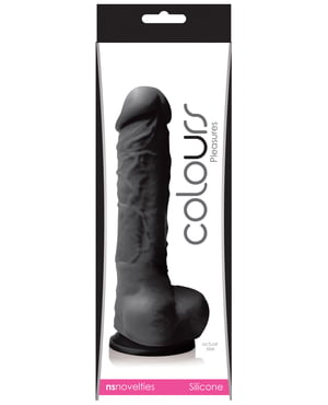 Colours Pleasures 5″ Dildo w/Suction Cup – Black by Colours product image