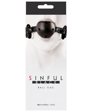 Sinful Ball Gag – Black by Sinful product image