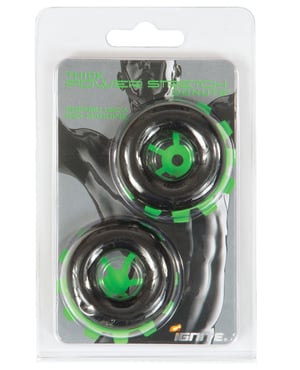 Ignite Thick Power Stretch Donuts – Black Pack of 2 by Ignite product image