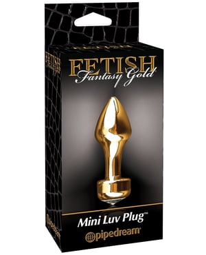 Fetish Fantasy Gold Mini Luv Plug – Gold by Fetish Fantasy Gold product image