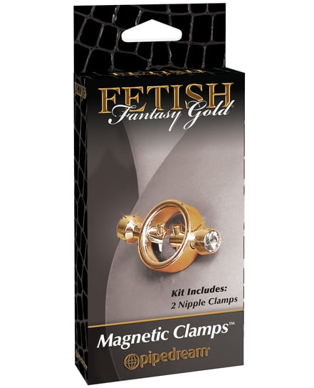 Fetish Fantasy Gold Magnetic Nipple Clamps – Gold by Fetish Fantasy Gold product image