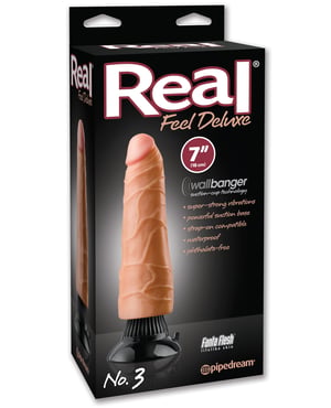 Real Feel Deluxe No. 3 7″ Vibe Waterproof – Flesh by Real Feel Deluxe product image