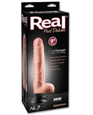 Real Feel Deluxe No. 7 9″ Vibe Waterproof – Flesh by Real Feel Deluxe product image