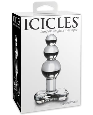 Icicles No. 47 Hand Blown Glass Butt Plug – Clear by Icicles product image