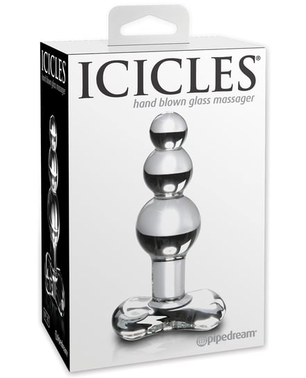 Icicles No. 47 Hand Blown Glass Butt Plug – Clear by Icicles product image