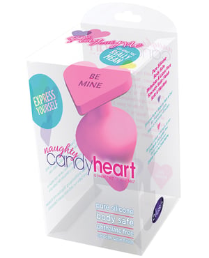 Blush Play With Me Naughty Candy Heart Be Mine Plug – Pink by Play With Me product image