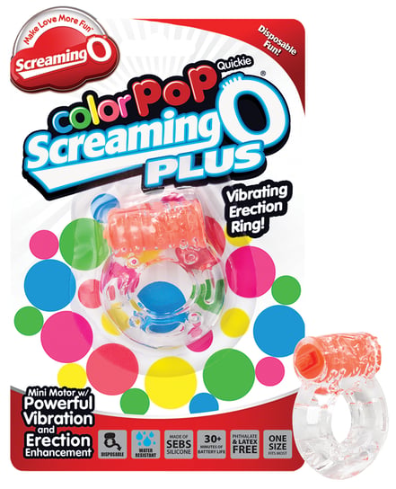 Screaming O Color Pop Quickie O Plus – Orange by Screaming O product image