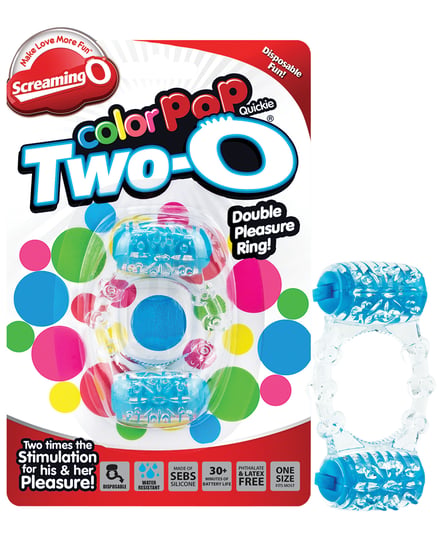 Screaming O Color Pop Quickie Two-O – Blue by Screaming O product image