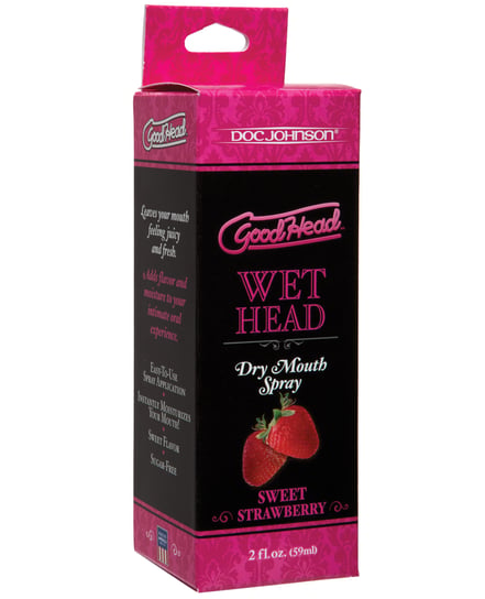 GoodHead Juicy Head Dry Mouth Spray – 2 oz Strawberry by GoodHead product image
