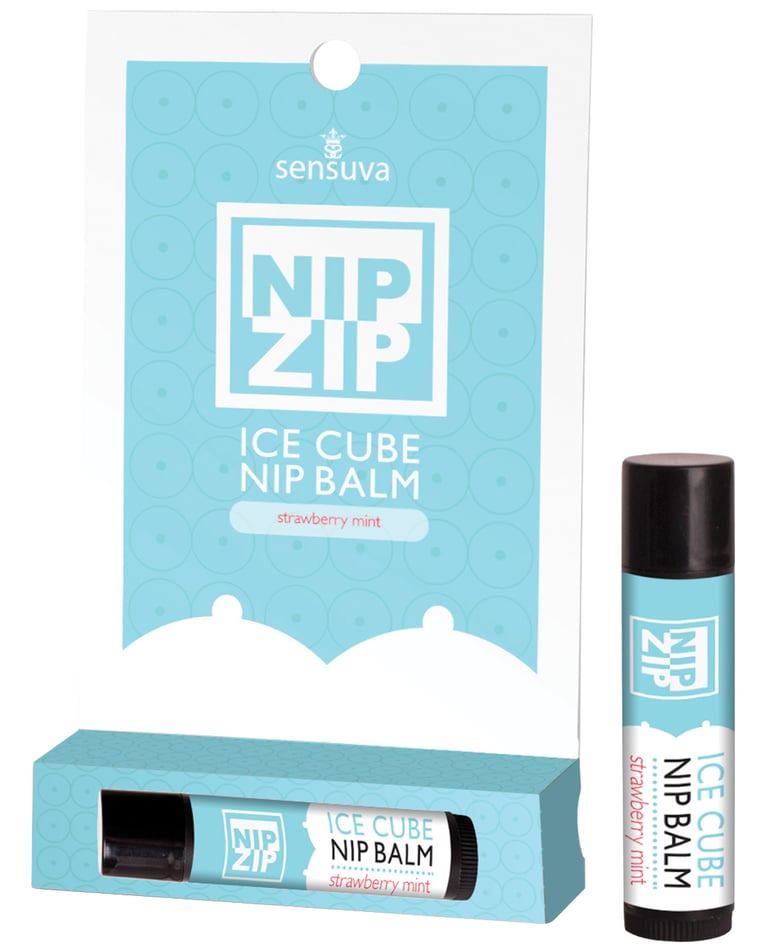 Sensuva Nip Zip Ice Cube Nip Balm – Strawberry Mint by Nip Zip product image