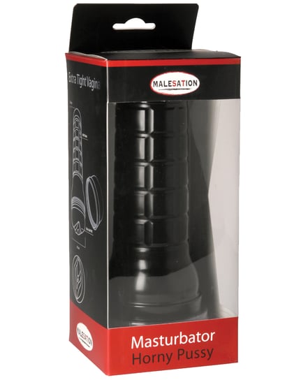 MALESATION Horny Pussy Masturbator Black Case – Ivory by Malesation product image