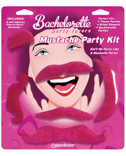 Pipedream Bachelorette Party Favors Mustache Party Kit by Bachelorette Party Favors product image