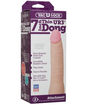 Vac-U-Lock 7″ ULTRASKYN Dong – White by Vac-U-lock product image