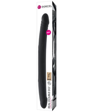 Dorcel Real Double Do 16.5″ Dong – Black by Dorcel product image