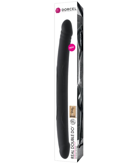 Dorcel Real Double Do 16.5″ Dong – Black by Dorcel product image