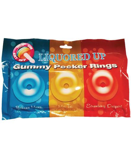 Liquored Up Pecker Gummy Rings – Pack of 3 by Liquored Up product image
