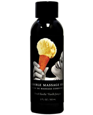 Earthly Body Edible Massage Oil – 2 oz French Vanilla by Earthly Body product image