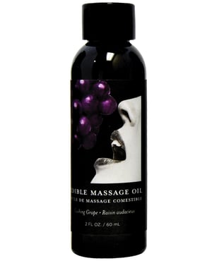 Earthly Body Edible Massage Oil – 2 oz Grape by Earthly Body product image