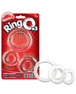 Screaming O RingO – Clear Pack of 3 by Screaming O product image