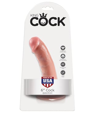 King Cock 6″ Cock – Flesh by King Cock product image