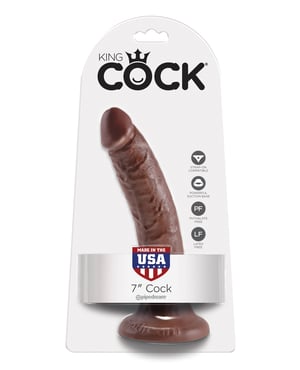 King Cock 7″ Cock – Brown by King Cock product image