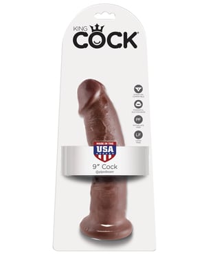 King Cock 9″ Cock – Brown by King Cock product image