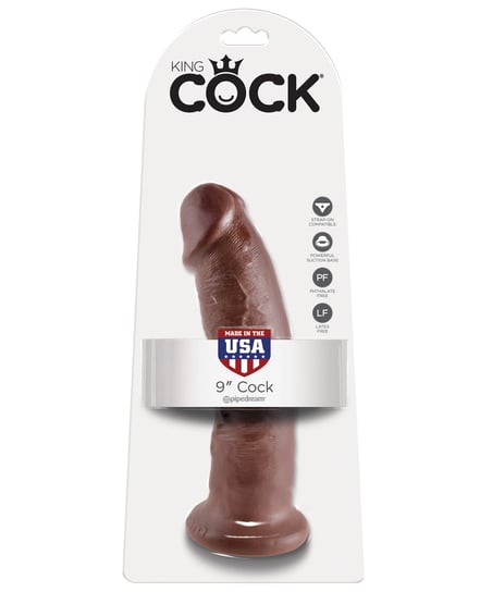 King Cock 9″ Cock – Brown by King Cock product image