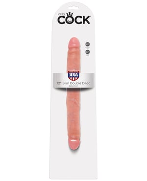 King Cock 12″ Slim Double – Flesh by King Cock product image