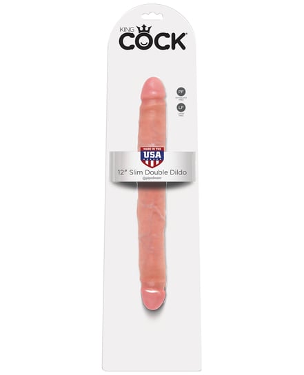 King Cock 12″ Slim Double – Flesh by King Cock product image