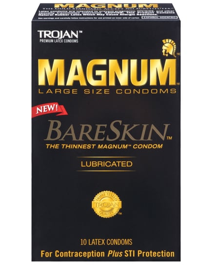Trojan Magnum Bareskin Condoms – Box of 10 by Trojan product image