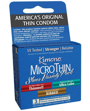 Kimono Micro Thin Variety Pack – Box of 3 by Kimono product image