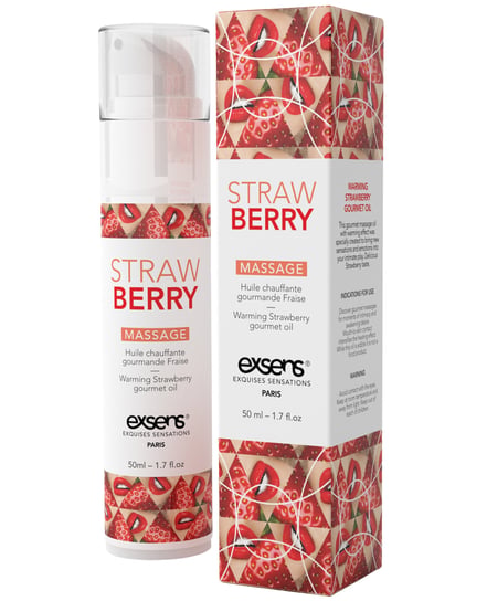 EXSENS of Paris Warming Massage Oil – Strawberry by Exsens product image