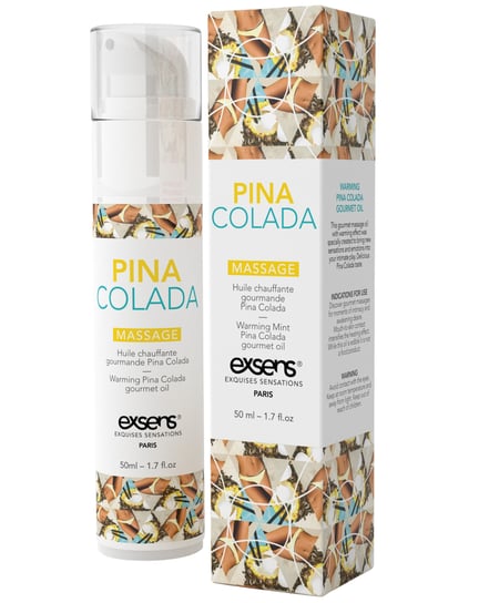 EXSENS of Paris Warming Massage Oil – Pina Colada by Exsens product image